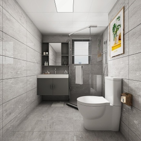 现代家居卫生间3D模型下载